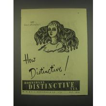 1949 Hornimans Distinctive Tea Ad - 1640 Court of Charles I