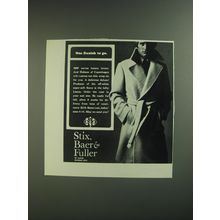 1974 Stix, Baer & Fuller Hobson of Copenhagen Coat Ad - One Danish to go