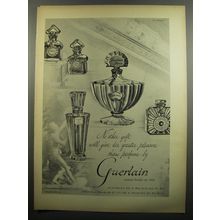1951 Guerlain Perfumes Ad - No other gift will give her greater pleasure