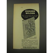 1956 Oxford University Press Book Ad - Red Black Blond and Olive, Edmund Wilson