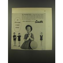 1956 Cranston Dress by Joseph Love Ad - A dream come true