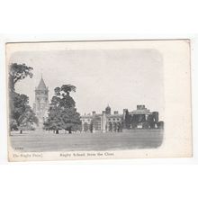 Rugby School from the Close Postcard 1908 Warwickshire