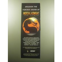 1994 Midway Mortal Kombat the Album Advertisement - Unleash the furious sound