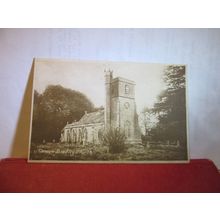 THE CHURCH, MAIDEN BRADLEY. WILTSHIRE unused antique postcard by Wilkinson =