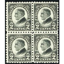 612, Mint F-VF NH 2¢ Block of 4 Stamps - SCV $130 .. Stuart Katz