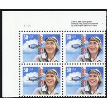 3066a, Mint NH 50¢ - Black Color Omitted Error Plate Block * Stuart Katz
