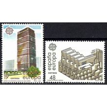 España. 1987. Mi # 2781 / 82. EUROPE Cept. Modern Architecture