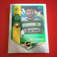Topps Champions League 22/23 Sticker 454 Paulinho Green Parallel