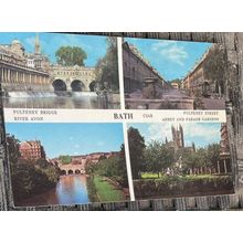 Postcard - Four Views of Bath, Somerset