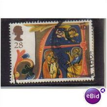 1991 GB CHRISTMAS HOLY FAMILY AND ANGEL F/U SG 1584