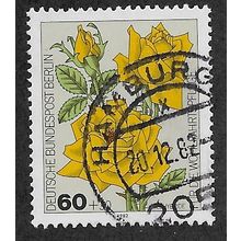 BERLIN -1982 60pf +30 'HUMANITARIAN - ROSES' FINE USED (EBID60-227)