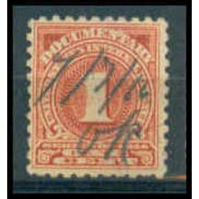 Used R207 1c Series of 1914 Just Clears WA1865