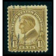 Used 633 1 1/2c Warren Harding Barely Clears M08608