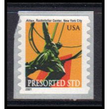 3520 10c Atlas Statue Very Fine MNH KA9844