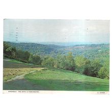 THE DEVIL'S PUNCHBOWL, HINDHEAD used postcard 1972 postmark =