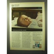 1964 Gerber Cereals Ad - Waking Up to The World