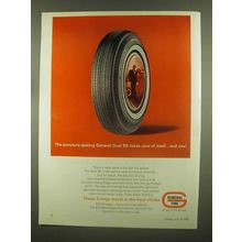 1965 General Tire Dual 90 Tires Ad - Takes Care Of