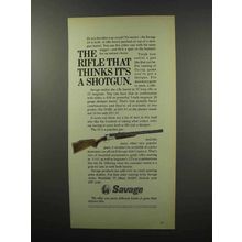 1968 Savage Model 24 Rifle Shotgun Combination Ad