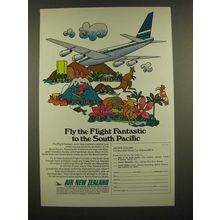 1969 Air New Zealand Ad - Fly the Flight Fantastic