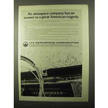 1971 LTV Aerospace Orbis III Satellite Ad - A Tragedy