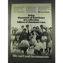 1977 Alcoa Aluminum Ad - Collecting Cans