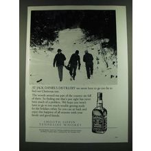 1986 Jack Daniel's Whiskey Ad - Our Christmas Tree