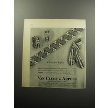 1956 Van Cleef & Arpels Jewelry Ad - Cherished Gifts