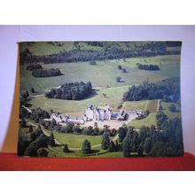 BLAIR CASTLE FROM THE AIR., PERTHSHIRE. unused postcard dated 1971 #