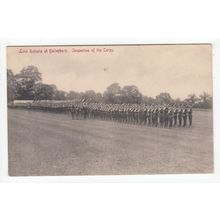 Inspection of the Corps Lord Roberts Haileybury College Postcard Hertfordshire