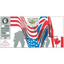 125 Carte officielle Exhibition Montreal 1994 FDC World War Union Jack
