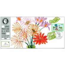 121 Carte officielle Exhibition Mainz 1994 FDC Philexjeunes Flowers Fleurs