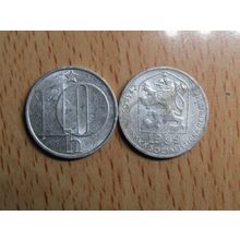 Czechoslovakia Ceska 1989 10 Haleru Coin