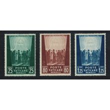 Vatican Prisoners of War Relief Fund 3v 1943 MH SG#92-94 MI#96-98 Sc#84-86
