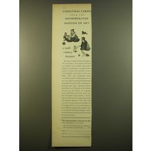 1961 The Metropolitan Museum of Art Advertisement