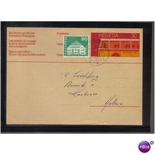 1974 SWITZERLAND P/PAID PC UPRATED ALTERNDORF PMK