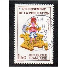 FRA 1982 1,60F 'POPULATION CENSUS' FINE USED (EBID20105)