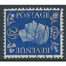 1937 SG466a 2 1/2d Ultramarine Wmk Sideways Good/Fine Used .. .