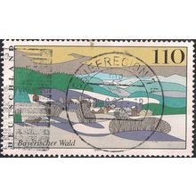 GERMANY, Bavarian Forest, green 1997, 110Pf, #2