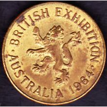 1964 Australia Medallion British Exhibition - Taylor & Challen Minting Machinery