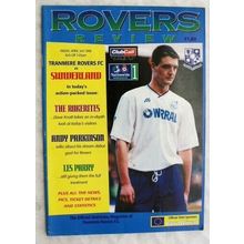 1998 programme Tranmere Rovers v. Sunderland