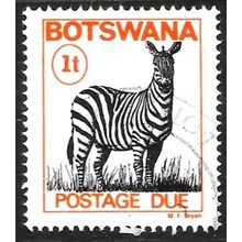 1989 Plains Zebra - New Perforation and Wide Format 1t Fine Used C1