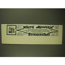 1911 White Mountain Refrigerators Ad - Chest with Chill