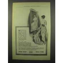 1914 Ivory Soap Ad - Mother's Lace Bodice