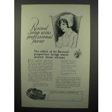 1927 Resinol Soap Ad - Wins Professional Favor