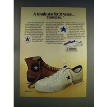 1974 Converse All-Star Shoe Ad - Tennis Star