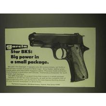 1974 Garcia Star BKS Pistol Ad - Big Power