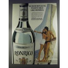 1980 Ronrico Rum Ad - Reflects Puerto Rico