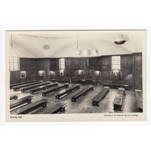 The Dining Hall Haileybury & Imperial Service College Postcard RP Hertfordshire