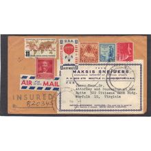 Cover Multiple Stamps/6 CV00666
