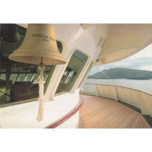 Hebridean Spirit Scottish Glasgow Cruise Ship Deck Bell Postcard